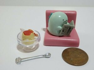 ★Q447☆リーメント　喫茶すみっコ　ふむふむ☆ミニチュア　家具　ドールハウス