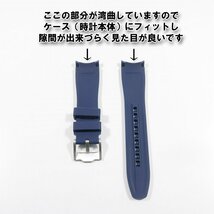 BLANCPAIN×Swatch　ブランパン×スウォッチ　対応ラバーベルト(B03B)_画像4