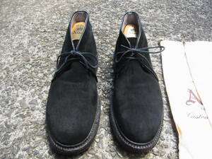 ★ Alden ★ Alden Suede Chukka Boots Barneys New York Bespoke 1312 7c Black