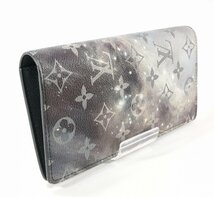 【美品】LOUIS VUITTON ルイ・ヴィトン ポルトフォイユ・ブラザ ギャラクシー 長財布 二つ折り 財布 箱あり M63871_画像3