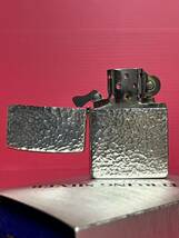 ZIPPO/ ジッポー/ STERLING/スターリングシルバー ハンマートーンオイルライター ユーズド品 2000年_画像5