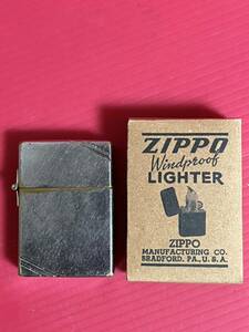 ZIPPO/ ジッポー/ 1935 オリジナル ダイアゴナル 外ヒンジ 4バレル オイルライター 