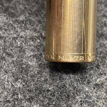 PE891□MONTBLANC モンブラン 万年筆 MEISTERSTUCK マイスター シュテュック No.72 ブラック×ゴールド 筆記未確認_画像6