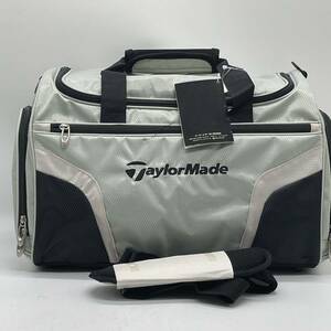 【BN2064】タグ付き TaylorMade テーラーメイド ゴルフ 2way ボストンバッグ グレー ナイロン