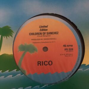 鬼レア 12 インチ UK オリジナル Rico リコ Rico Rodriguez CHILDREN OF SANCHEZ