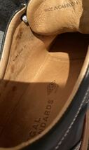 美品 REGAL リーガル レザー スニーカー シューズ メンズ 27.0cm ネイビー 紺 革靴_画像8