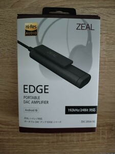 【新品・未使用品】Covia ZEAL EDGE PORTABLE DAC AMPLIFIER for Android ( ハイレゾ対応ポータブルDACアンプ ) ZDC-205A-SG