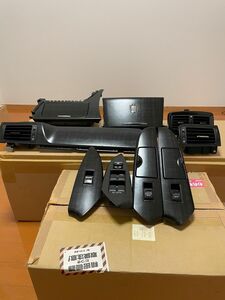 クラウン　200系　アスリート　前期　木目調　内装　パネル　黒木目　ドア　スイッチ