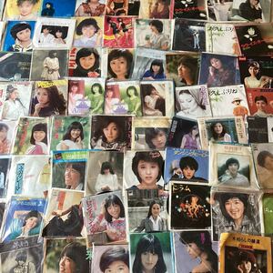 女性のみ1箱【約250枚】70-80年代　昭和歌謡　昭和ポップス　シティポップ　アイドル　7インチ EPレコード 大量セット 中森明菜 RD0731-10