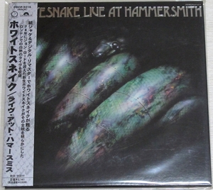 * white Sune ikWHITESNAKE live * at * Hummer Smith Live At Hammersmith the first times limitation paper jacket digital *li master 99 year Japanese record 