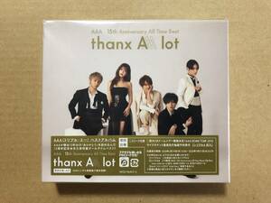 15th Anniversary All Time Best thanx AAA lot【4CD】/AAA【未開封】　クリアファイル付属　サンクストリプルエーロット　トリプルエー