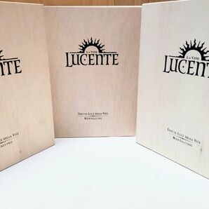 イタリアWINE ウッドケース(3本入り木箱)３箱　『LUCENTE/ルチェンテ』