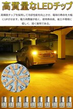 S25シングル ピン角180度 1156 LEDランプ 3014 50SMD 車用トラック用品 10個入り 12V/24V選択 ホワイト イエロー選択 ☆カラー/2色選択/1点_画像6