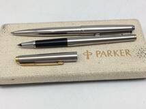 #1206 PARKER パーカー 万年筆 14K ボールペン 4本セット STERLING SILVER シルバー SV925 筆記未確認 現状品_画像8