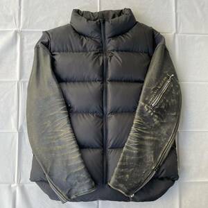 UNDERCOVER 30th Anniversary Leather sleeve down jacket 30周年記念 袖レザージッダウンジャケット UCZ9204アンダーカバー BLACK 