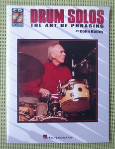 コリン・ベイリー　DRUM SOLOS ジャズ・ドラム　CD付教則本　Colin Bailey ♪良好♪ 送料185円