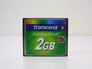 Transcend コンパクトフラッシュ CFカード 2GB 120x 中古