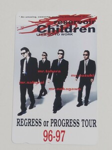 ミスチル　Mr.children　テレカ　96-97　REGRESS or PROGRESS TOUR　テレフォンカード　50度数　未使用品