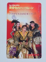 宝塚歌劇団　雪組　黄昏色のハーフムーン　パラダイス・トロピカーナ　テレフォンカード　テレカ　未使用品　50度数_画像1