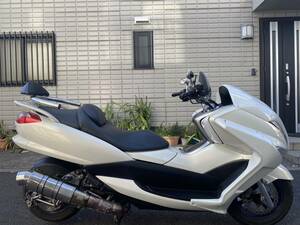 １円スタート マジェスティ250 SG20J 低走行カスタム車輌　6724km 自賠責保険付き　令和7年1月20日迄