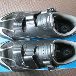 シマノ 靴 SHIMANO SH-R088LE ブラック SPD 25.2cm シューズ クリート付 サイクリング ロードバイクの画像1