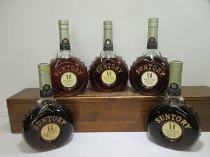 5本セット サントリー ブランデー XO SUNTORY BRANDY 700ml 40% 国産 特級 未開栓 古酒 発送先広島県限定 1円スタート/11-21-2