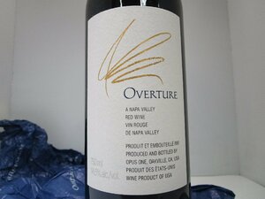 オーバーチュア オーパスワン 750ml 14.5% OVERTURE ナパバレー 赤 ワイン 未開栓 古酒 保護紙付き/A36975