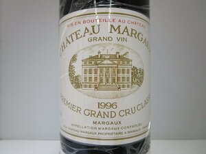 シャトー マルゴー 1996 プルミエ グランクリュ クラッセ 750ml 12.5% CHATEAU MARGAUX PREMIER GRAND CRU CLASSE ワイン 未開栓古酒/B3420