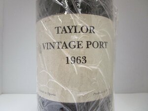 テイラー ヴィンテージ ポート 1963 TAYLOR VINTAGE PORT ポルトガル ワイン 容量度数不明 未開栓 古酒 /B34209