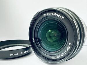 【極上美品】 ソニーSONY DT 18-70mm F3.5-5.6 SAL 1870 #L-0149