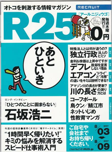 R25 #広末涼子 #麻生久美子 スピード仕事術 #石坂浩二 インタビュー #俳優 #非売品