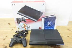 00005 ロ511-328　PS3　CECH-4200C　プレステ3　500GB　ブラック　PlayStation 3　本体 コントローラー　ゲーム機　中古品　ヤ100