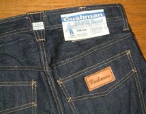 新品 CUSHMAN クッシュマン 1950's 14oz インディゴデニム生地 シアーズ ローバックス モデル ウェスタン ストレート ジーンズ (w34インチ)_画像5