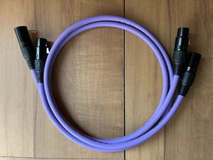 美品 OYAIDE XLRケーブル　PA-02 XLR V2 1m 2本