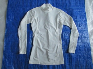 ui мужской S размер красивый Yonex yonex длинный рукав с высоким воротником нижняя рубашка внутренний эластичный стрейч материалы 152~158cm
