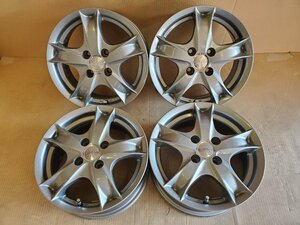 ◎A2081 ☆アルミ ホイール 単体■KOSEI Stytz■14x5.5J PCD 100 x 4H +38■14インチ■アクア　ヤリス　キューブ　ノート　NXクーペ