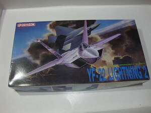 送料510円～ 希少 未使用品 ドラゴン/プラッツ 1/72 アメリカ空軍 YF-22 ラプター 試作機 プラモデル