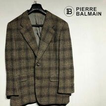 Pierre Balmain ピエールバルマン ツイード テーラードジャケット_画像1