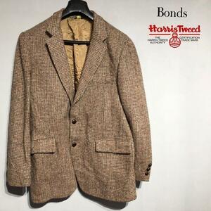 １円 スタート Bonds ハリスツイード Harris Tweed テーラードジャケット