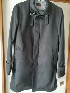 Mr.JUNKO・ ステンカラーコート(LLサイズ)～黒色