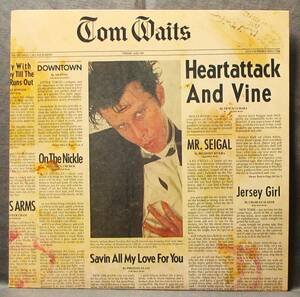 (LP) 国内初回/ASYLUM TOM WAITS [HEARTATTACK AND VINE] トム・ウェイツ/ハートアタック・アンド・ヴァイン/1980年/ワーナー/P-10818Y