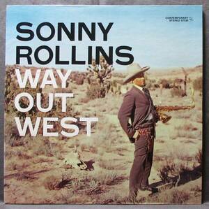 (LP) US/CONTEMPORARY SONNY ROLLINS [WAY OUT WEST] STEREO黄ラベル/ソニー・ロリンズ/Ray Brown/Shelly manne/マトD2,D2/S7530