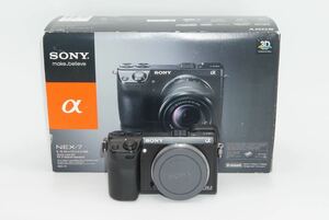 ソニー SONY α NEX-7 ミラーレス一眼 カメラ E-マウント ボディ 本体 ブラック デジタルカメラ 【動作確認済み】