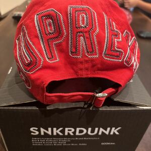 Supreme Back Arc 6-Panel Red シュプリーム バック ARC 6パネル レッド　赤　