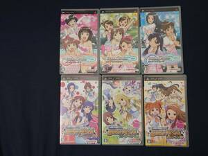 【PSP・中古】アイドルマスターSP・シャイニーフェスタ　６本セット