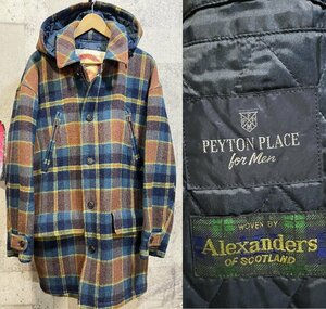 ペイトンプレイス フォーメン 英国 ALEXANDERS OF SCOTLAND ウール コート F PEYTON PLACE チェック