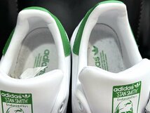 極美品 アディダス 19年 天然皮革 スタンスミス 白緑 23cm M20324 adidas STAN SMITH_画像3