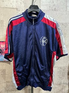 90'S アディダス モーリシャス製 半袖 バスケ ジャージ D8/192 adidas ヴィンテージ トラックトップ