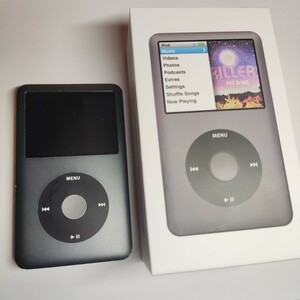 【箱付き】iPod classic 160GB ブラック black 接続不良