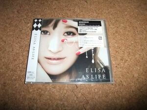 [CD] サ盤 未開封(ビニ破れ小) 通常盤初回仕様 ELISA AS LIFE